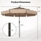 Polyester Solar LED 3-Tier Patio Umbrella with Tilt and 10x8.1 ft Shade